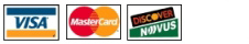 Visa, MasterCard, Discover