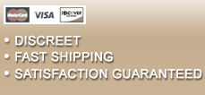 Discreet, Fast Shipping, Satisfaction Guaranteed